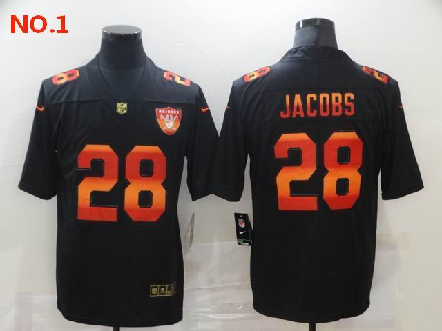 Men's Las Vegas Raiders #28 Josh Jacobs Jerseys-9